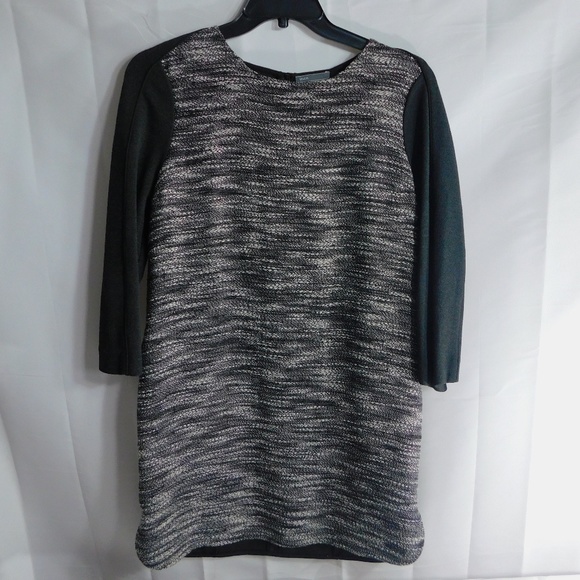 Vince Dress With Pockets Size Large Black/white - Picture 1 of 4